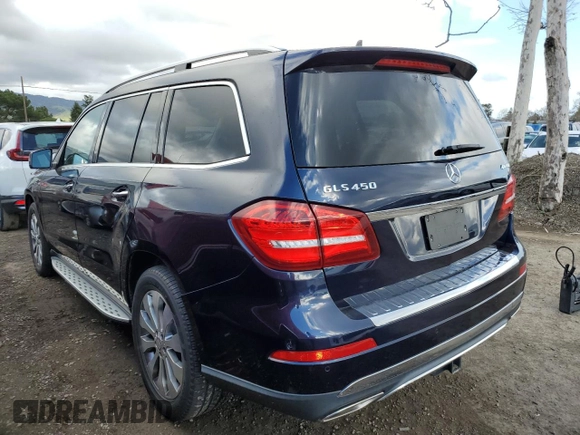 2017 Mercedes-Benz GLS with VIN 4JGDF6EE9HA787197, listed as a Copart auction lot 41698733 with 53,224 mi miles. Bid and sale history available at carsss.com. Image 2.