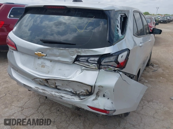 2022 Chevrolet Equinox LS with VIN 3GNAXHEV2NS192791, listed as a IAAI auction lot 42078843 with 33,137 mi miles and . Bid and sale history available at DreamBid. Image 6.