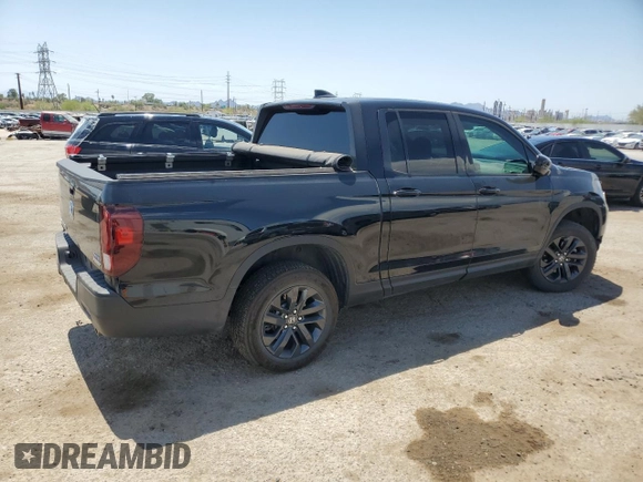 2023 Honda Ridgeline Sport with VIN 5FPYK3F11PB043473, listed as a Copart auction lot 62365625 with 31,031 mi miles and Salvage title. Bid and sale history available at DreamBid. Image 3.