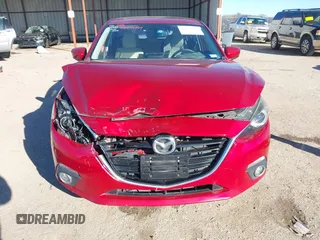2015 Mazda 3 S Grand Touring with VIN JM1BM1M39F1254039, listed as a IAAI auction lot 41225054 with 87,597 mi miles and . Bid and sale history available at DreamBid. Image 12.