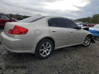 2006 Infiniti G35 with VIN JNKCV51F06M616098, listed as a Copart auction lot 51480515 with 122,212 mi miles and Salvage Title. Bid and sale history available at carsss.com. Image 3.