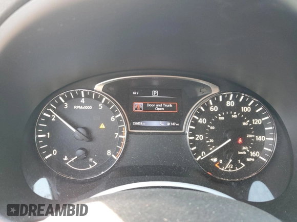 2016 Nissan Altima SV with VIN 1N4AL3AP5GC222279, listed as a Copart auction lot 52505335 with 256,853 mi miles and Salvage Title. Bid and sale history available at carsss.com. Image 9.