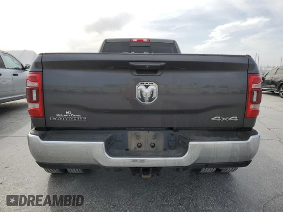 2023 Ram 3500 Laramie with VIN 3C63RRJL4PG574503, listed as a Copart auction lot 47491325 with 15,194 mi miles and Salvage Title. Bid and sale history available at carsss.com. Image 6.