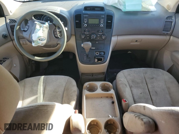 2012 Kia Sedona LX with VIN KNDMG4C73C6474734, listed as a Copart auction lot 76368854 with 138,808 mi miles and Salvage Title. Bid and sale history available at carsss.com. Image 8.