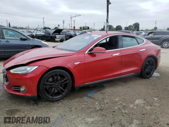 2016 Tesla Model S 70 with VIN 5YJSA1E18GF131881, listed as a Copart auction lot 54513134 with 133,785 mi miles and Salvage title. Bid and sale history available at DreamBid. Image 1.