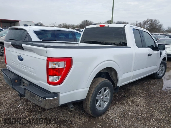 2023 Ford F-150 XL with VIN 1FTEX1CB3PKE18703, listed as a IAAI auction lot 41574200 with 38,077 mi miles and . Bid and sale history available at DreamBid. Image 4.
