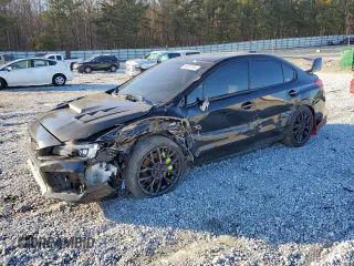 2018 Subaru WRX STI with VIN JF1VA2N61J9803480, listed as a Copart auction lot 88997265 with 0 mi miles and Salvage Title. Bid and sale history available at carsss.com. Image 1.