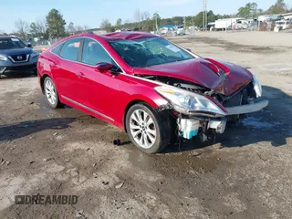 2014 Hyundai Azera Limited with VIN KMHFH4JGXEA386154, listed as a IAAI auction lot 41486945 with 131,268 mi miles and . Bid and sale history available at carsss.com. Image 1.