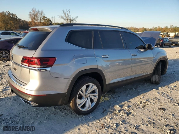 2023 Volkswagen Atlas 3.6L V6 SE w/Technology with VIN 1V2WR2CA2PC512530, listed as a Copart auction lot 81495014 with 19,398 mi miles and Salvage Title. Bid and sale history available at carsss.com. Image 3.