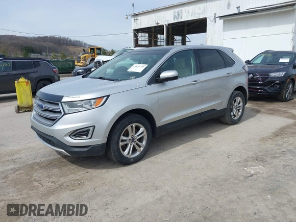 2015 Ford Edge SEL with VIN 2FMTK4J90FBC08880, listed as a IAAI auction lot 41821745 with 171,544 mi miles. Bid and sale history available at carsss.com. Image 2.