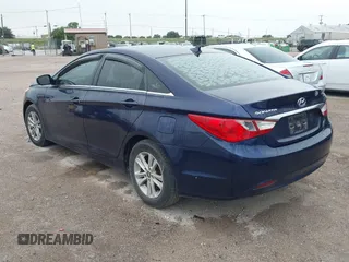 2013 Hyundai Sonata GLS with VIN 5NPEB4AC9DH781979, listed as a IAAI auction lot 42195958 with 138,628 mi miles and . Bid and sale history available at carsss.com. Image 3.
