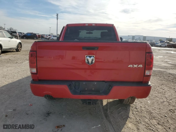 2012 Ram 1500 Express with VIN 3C6JD7AT3CG237549, listed as a Copart auction lot 42876845 with 121,131 mi miles and Salvage Title. Bid and sale history available at carsss.com. Image 6.