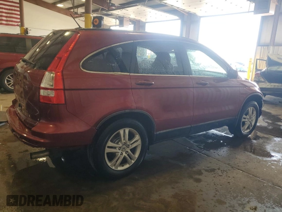 2011 Honda CR-V EX-L with VIN JHLRE4H74BC022251, listed as a Copart auction lot 54126755 with 210,283 mi miles and Salvage Title. Bid and sale history available at carsss.com. Image 3.
