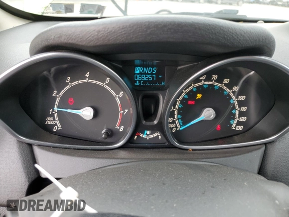 2019 Ford Fiesta SE with VIN 3FADP4EJ0KM111319, listed as a Copart auction lot 49805405 with 69,257 mi miles and Salvage Title. Bid and sale history available at DreamBid. Image 9.