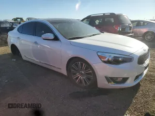 2014 Kia Cadenza Premium with VIN KNALN4D76E5139487, listed as a Copart auction lot 83088624 with 152,899 mi miles and Salvage Title. Bid and sale history available at carsss.com. Image 4.