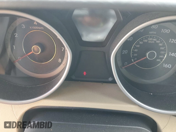 2013 Hyundai Elantra Limited with VIN KMHDH4AE3DU773485, listed as a Copart auction lot 53815265 with Not Provided miles and Salvage Title. Bid and sale history available at DreamBid. Image 9.