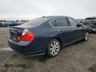 2007 Infiniti M45 Sdn with VIN JNKBY01E97M401043, listed as a Copart auction lot 68422994 with 233,439 mi miles and Salvage Title. Bid and sale history available at carsss.com. Image 3.