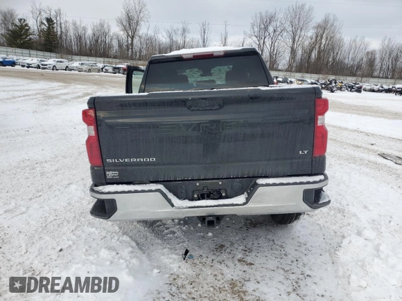 2024 Chevrolet Silverado 1500 LT with VIN 1GCPDKEK9RZ338126, listed as a Copart auction lot 41650445 with 0 mi miles and Salvage Title. Bid and sale history available at carsss.com. Image 6.