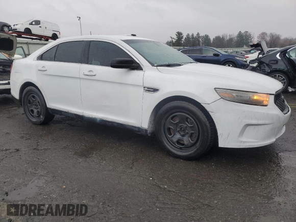 2014 Ford Police Interceptor with VIN 1FAHP2L83EG138213, listed as a Copart auction lot 83946044 with 130,742 mi miles and Salvage title. Bid and sale history available at DreamBid. Image 4.