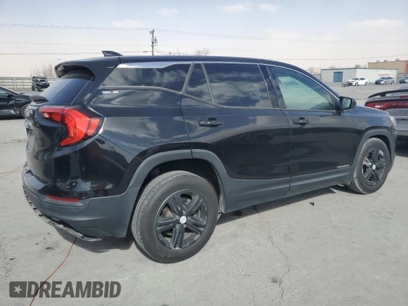 2019 GMC Terrain SLE with VIN 3GKALMEV1KL202072, listed as a Copart auction lot 43186445 with 127,837 mi miles and Clean Title. Bid and sale history available at DreamBid. Image 3.