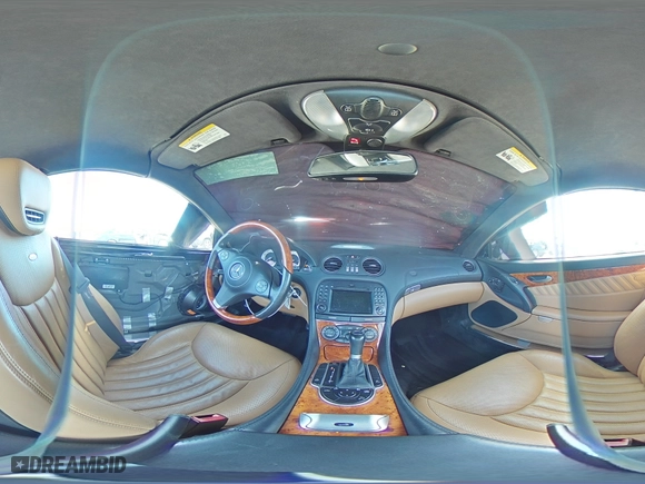 2009 Mercedes-Benz SL-Class V8 with VIN WDBSK71F09F144591, listed as a Copart auction lot 46873785 with 63,977 mi miles and Salvage Title. Bid and sale history available at carsss.com. Image 13.