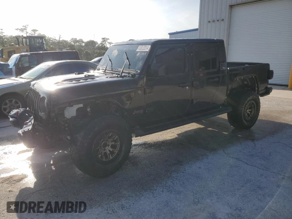 2020 Jeep Gladiator Rubicon z VIN 1C6JJTBG5LL101185, wystawiony jako Copart lot #83012014 z przebiegiem Nie podano mil oraz Nie do naprawy • Non repairable. Historia ofert i sprzedaży dostępna na DreamBid. Obrazek 1.