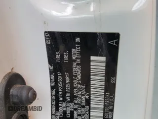 2017 Toyota Sienna LE Auto Access Seat с VIN 5TDKZ3DC5HS854768, выставлен на аукционе Copart как лот 56375655 с пробегом 107 198 миль миль и Списание • Salvage title. История ставок и продаж доступна на DreamBid. Изображение 13.