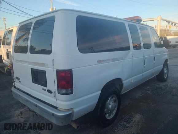 2013 Ford Econoline Cargo with VIN 1FDNE1BW5DDB20014, listed as a Copart auction lot 47489755 with 69,292 mi miles and Clean Title. Bid and sale history available at DreamBid. Image 4.