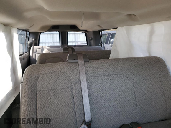 2011 Chevrolet Express Passenger 1LT with VIN 1GAZG1FG5B1104549, listed as a Copart auction lot 62838115 with Not provided miles and Salvage title. Bid and sale history available at DreamBid. Image 10.
