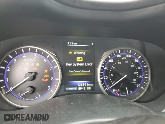 2015 Infiniti Q50 z VIN JN1BV7ARXFM399570, wystawiony jako Copart lot #57673905 z przebiegiem 126 841 mil mil oraz Szkoda całkowita • Salvage title. Historia ofert i sprzedaży dostępna na DreamBid. Obrazek 9.
