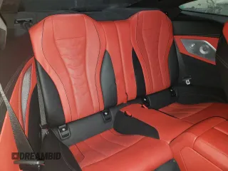2019 BMW 8 Series M850i xDrive with VIN WBABC4C50KBU95710, listed as a Copart auction lot 85099404 with 58,463 mi miles and Salvage title. Bid and sale history available at DreamBid. Image 10.