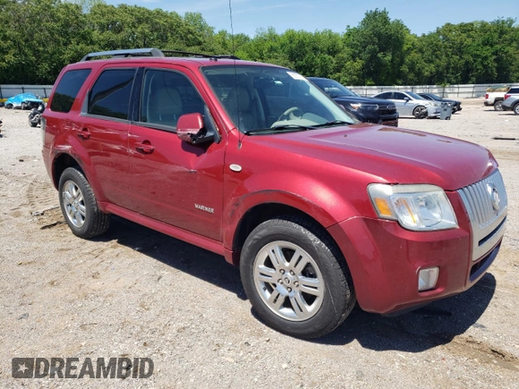 2008 Mercury Mariner Premier with VIN 4M2CU87138KJ22473, listed as a Copart auction lot 55357055 with 70,182 mi miles and Salvage title. Bid and sale history available at DreamBid. Image 4.
