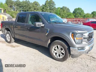 2023 Ford F-150 XL with VIN 1FTFW1E52PKE14334, listed as a IAAI auction lot 41971893 with 46,862 mi miles. Bid and sale history available at carsss.com. Image 1.