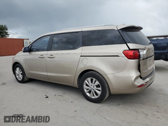 2015 Kia Sedona LX with VIN KNDMB5C14F6018486, listed as a Copart auction lot 72180404 with 74,447 mi miles and Salvage Title. Bid and sale history available at carsss.com. Image 2.