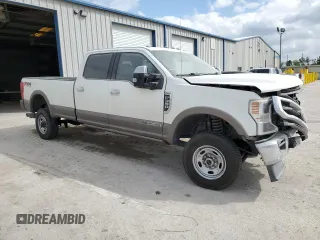 2020 Ford F-350 XL with VIN 1FT8W3BT1LED32482, listed as a Copart auction lot 43860854 with 81,153 mi miles and Salvage title. Bid and sale history available at DreamBid. Image 4.
