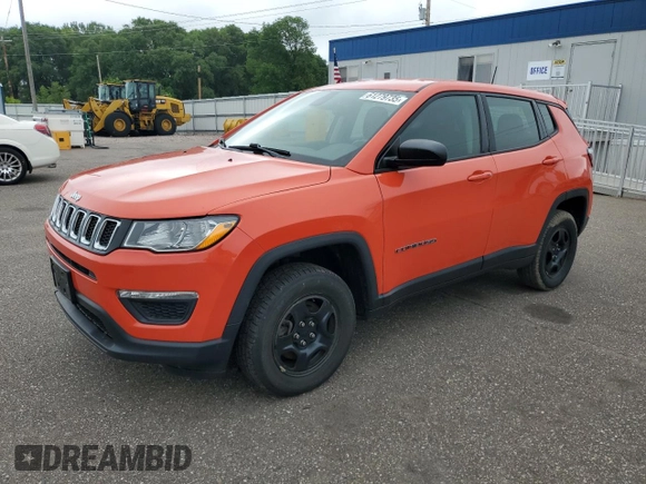 2018 Jeep Compass Sport с VIN 3C4NJDAB2JT356335, выставлен на аукционе Copart как лот 61279735 с пробегом 88 731 миль миль и Списание • Salvage title. История ставок и продаж доступна на DreamBid. Изображение 1.
