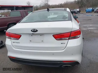 2016 Kia Optima EX with VIN 5XXGU4L30GG120518, listed as a IAAI auction lot 41602190 with 116,268 mi miles. Bid and sale history available at carsss.com. Image 16.