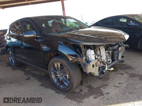 2021 Acura RDX w/A-Spec Package with VIN 5J8TC1H67ML021811, listed as a IAAI auction lot 42057519 with 49,640 mi miles. Bid and sale history available at carsss.com. Image 1.