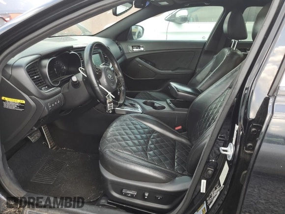2015 Kia Optima SXL Turbo with VIN 5XXGR4A63FG427596, listed as a Copart auction lot 59943505 with 168,617 mi miles and Clean title. Bid and sale history available at DreamBid. Image 7.