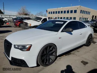 2014 Audi S5 Premium Plus with VIN WAUGGAFR0EA063166, listed as a Copart auction lot 44426565 with 140,114 mi miles and Salvage Title. Bid and sale history available at carsss.com. Image 1.