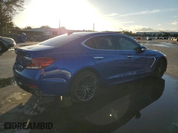 2019 Genesis G70 Advanced with VIN KMTG34LA6KU035057, listed as a Copart auction lot 85473254 with 85,101 mi miles and Non Repairable. Bid and sale history available at DreamBid. Image 3.