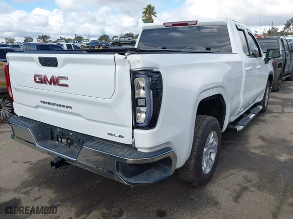2022 GMC Sierra 1500 SLE with VIN 1GTR8BEK5NZ135368, listed as a IAAI auction lot 41544688 with 113,322 mi miles. Bid and sale history available at carsss.com. Image 4.