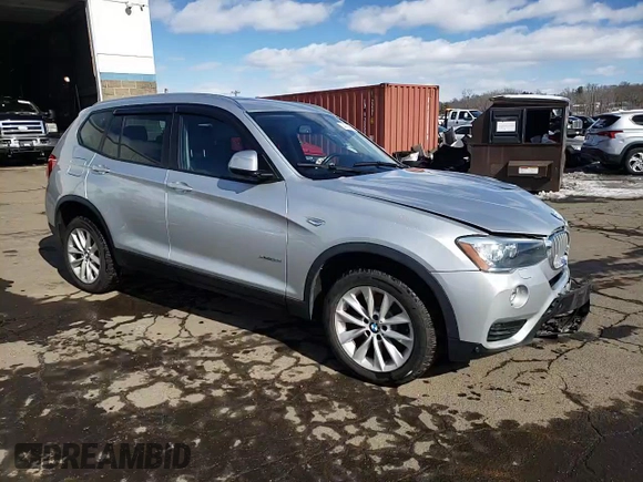 2017 BMW X3 xDrive28i with VIN 5UXWX9C56H0T11329, listed as a Copart auction lot 44760645 with 147,089 mi miles and Salvage Title. Bid and sale history available at DreamBid. Image 14.