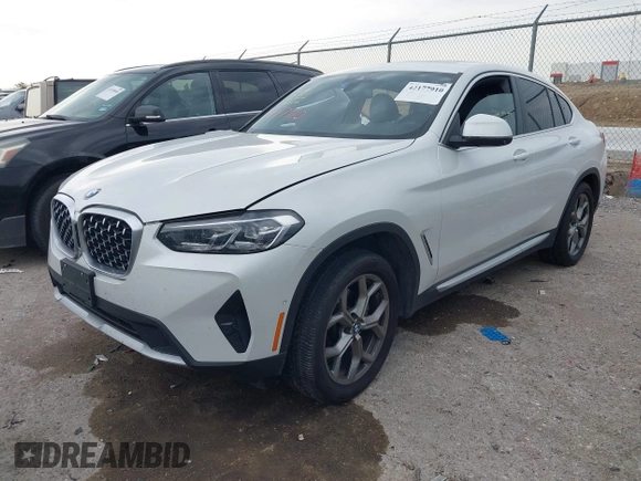2024 BMW X4 xDrive30i with VIN 5UX33DT08R9X21276, listed as a IAAI auction lot 42177910 with 16,199 mi miles and . Bid and sale history available at DreamBid. Image 2.
