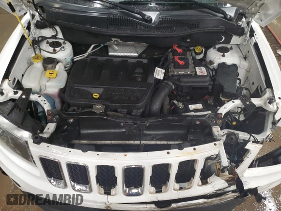 2017 Jeep Compass Sport SE with VIN 1C4NJDBB6HD106773, listed as a Copart auction lot 61995745 with 84,191 mi miles and Salvage title. Bid and sale history available at DreamBid. Image 12.