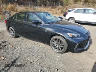 2020 Lexus IS with VIN JTHG81F29L5042405, listed as a Copart auction lot 78290474 with 34,179 mi miles and Salvage Title. Bid and sale history available at carsss.com. Image 4.