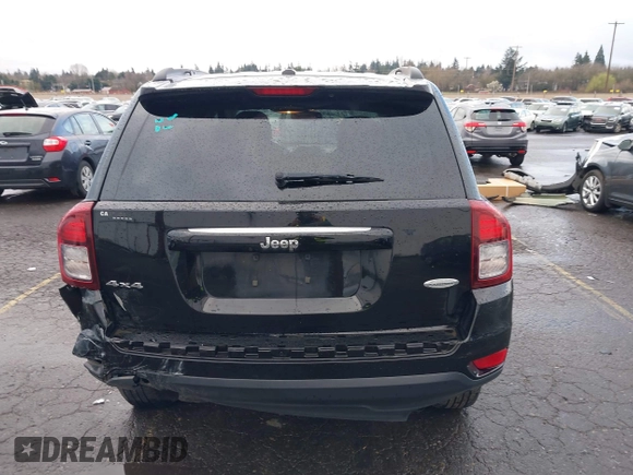 2016 Jeep Compass High Altitude Edition with VIN 1C4NJDEB6GD674564, listed as a IAAI auction lot 41783578 with 98,599 mi miles. Bid and sale history available at carsss.com. Image 16.
