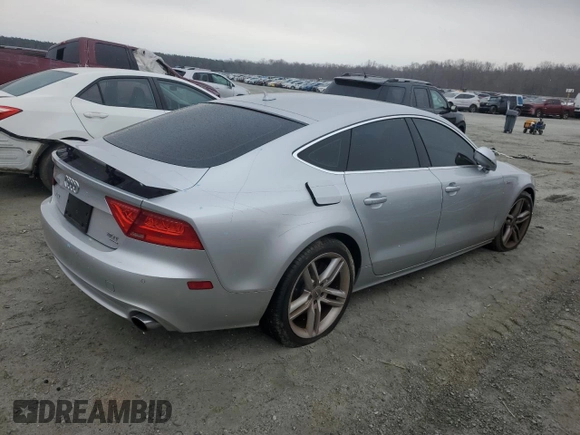 2013 Audi A7 Premium Plus with VIN WAUYGAFC1DN079559, listed as a Copart auction lot 46004095 with 135,165 mi miles and Salvage title. Bid and sale history available at DreamBid. Image 3.