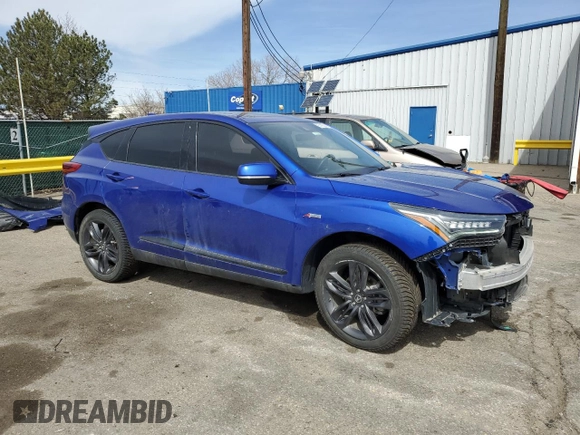 2019 Acura RDX w/A-Spec Pkg with VIN 5J8TC2H63KL005141, listed as a Copart auction lot 50188245 with 70,752 mi miles and Salvage title. Bid and sale history available at DreamBid. Image 4.