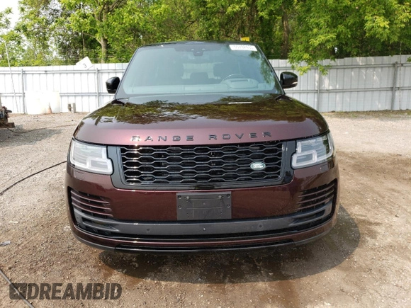 2020 Land Rover Range Rover P525 HSE with VIN SALGS2SE1LA594442, listed as a Copart auction lot 55792435 with 24,799 mi miles and Clean title. Bid and sale history available at DreamBid. Image 5.